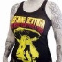 LIGHTNING BEAT-MAN GIRLIE TANK TOP - BLACK