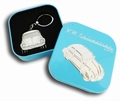 VW BEETLE SCHL�SSELANH�NGER - WEISS - VOLKSWAGEN