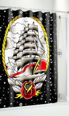 DUSCHVORHANG - CLIPPER SHIP