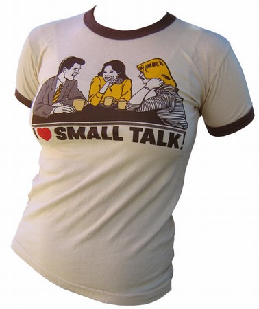 VINTAGEVANTAGE - SMALL TALK GIRLIE SHIRT auf einer Zürich Wunschliste / Geschenkidee