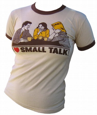 VINTAGEVANTAGE - SMALL TALK GIRLIE SHIRT auf einer Engelburg Wunschliste / Geschenkidee