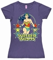 LOGOSHIRT - DC WONDER WOMAN STARS - GIRL SHIRT