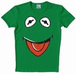 LOGOSHIRT - MUPPETS - FACES KERMIT SHIRT - GR�N