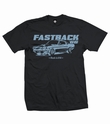 Mustang Fastback - Men Shirt Schwarz Modell: vbt369