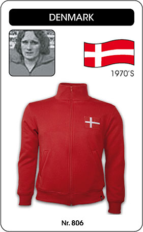 DÄNEMARK RETRO FUSSBALLJACKE