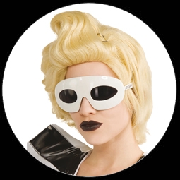 Lady Gaga Brille - rndlich - Klicken fr grssere Ansicht