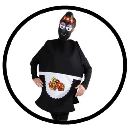 Barbamama Kost�m - Erwachsene Barbapapa schwarz - Klicken f�r gr�ssere Ansicht