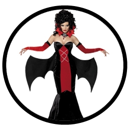 Gothic Vampir Kost�m Damen - Klicken f�r gr�ssere Ansicht