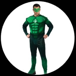 Green Lantern Hal Jordan Kost�m - Deluxe - Klicken f�r gr�ssere Ansicht