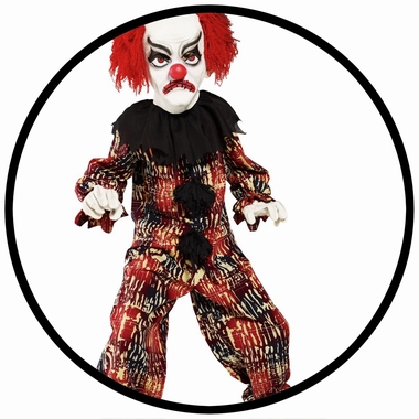 Grusel Clown Kost�m - Kinder - Klicken f�r gr�ssere Ansicht