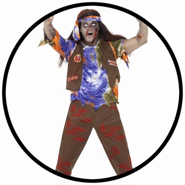 Zombie Hippie Kost�m - Klicken f�r gr�ssere Ansicht