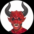 Teufel Maske mit Hörnern