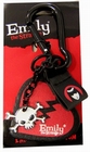 Emily The Strange - Broken Hearts Keychain