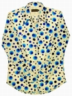 Retro Hemd - Dots & Spots Blau