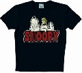 Logoshirt - Peanuts - Snoopy & Woodstock Shirt - Black