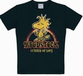 Kids-Shirt - Peanuts - Woodstock - Schwarz