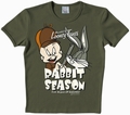 Logoshirt - Looney Tunes - Rabbit Season Shirt - Oliv