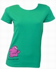 Amos - Hey Ho - Green - Girl Shirt