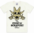 Logoshirt - Itchy und Scratchy Weiss - Shirt