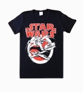 Logoshirt - Star Wars Shirt X-Wings Fighter Blau
