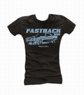 Mustang Fastback - Girl Shirt Schwarz