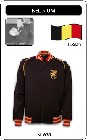 Belgien Retro Trainingsjacke Schwarz