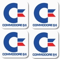 Commodore C64  Retro-Coaster Set - 4 Untersetzer