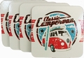 VW Bulli Untersetzer Set - Classic Campervan Coaster