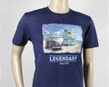 VW T1 BUS T-SHIRT - STRAND/BLAU