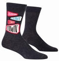 Damn I Love This Town - Mnnersocken Blue Q