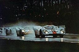 GULF PORSCHE 917. BRANDS HATCH 1970