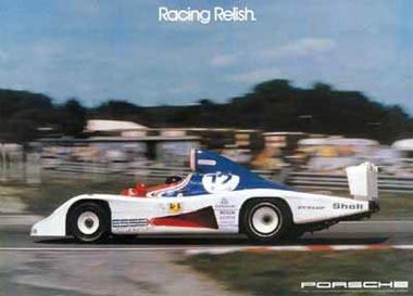 PORSCHE RENNPLAKAT - POSTER