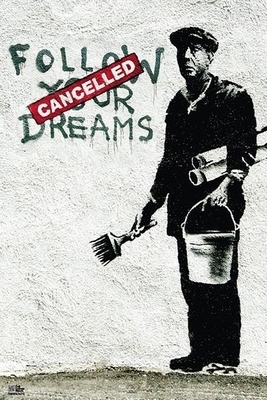 BANKSY POSTER FOLLOW YOUR DREAMS auf einer Hamburg Wunschliste / Geschenkidee
