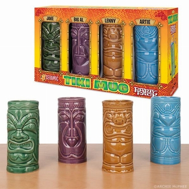 TIKI MUG SET