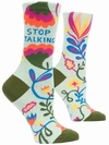 Damensocken Blue Q - Stop Talking