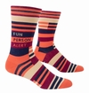 Fun Person Alert - M�nnersocken Blue Q