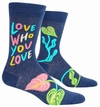 Love Who You Love - M�nnersocken Blue Q
