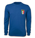 ITALIEN RETRO TRIKOT LANGARM BLAU