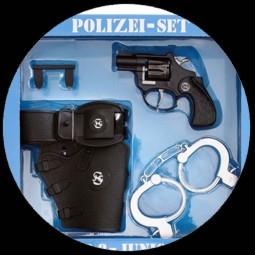 Polizei Set Pistole und Handschellen fr Kinder - Klicken fr grssere Ansicht