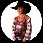 T-Shirt Cowboy - Kinder Kostüm