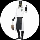 Dr. D Range Kostüm - Verrückter Doktor Kostüm 