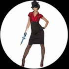 Gangsterbraut Kost�m 20er Jahre