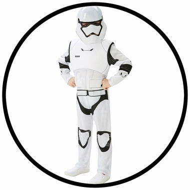 Stormtrooper Kinder Kostüm Deluxe EP7 - Star Wars - Klicken für grössere Ansicht