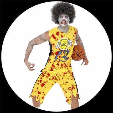 Zombie Basketball Spieler Kostüm - Klicken für grössere Ansicht