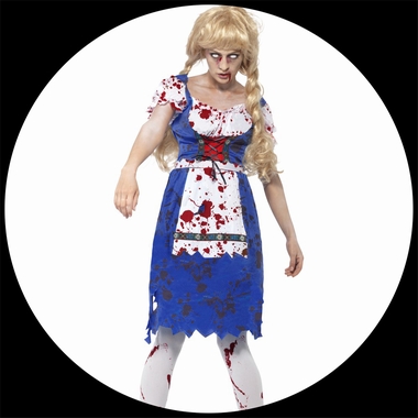 Zombie Dirndl - Zombie Bayerin Kostüm - Klicken für grössere Ansicht