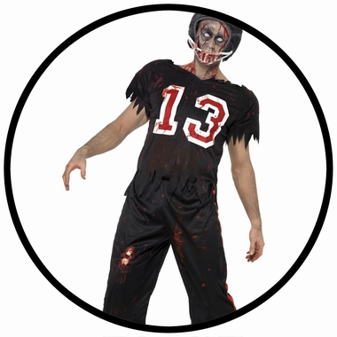 Zombie Football Spieler Kostüm - Klicken für grössere Ansicht