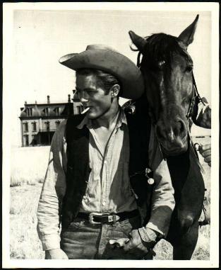 James Dean - mit Pferd