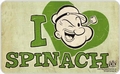 Frhstcksbrettchen - Popeye I love Spinach