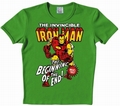 Logoshirt - Iron Man Shirt - Marvel - Grn