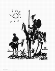 Pablo Picasso - Don Quixote Kunstdruck